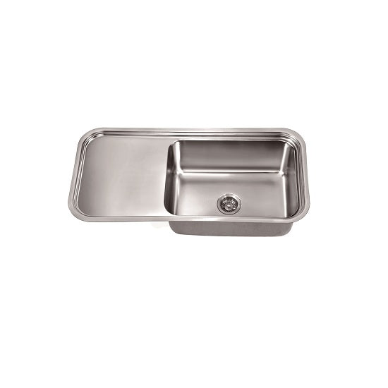 Dawn Undermount Single Bowl  Kitchen Sink with Extended Work Surface DSU4120