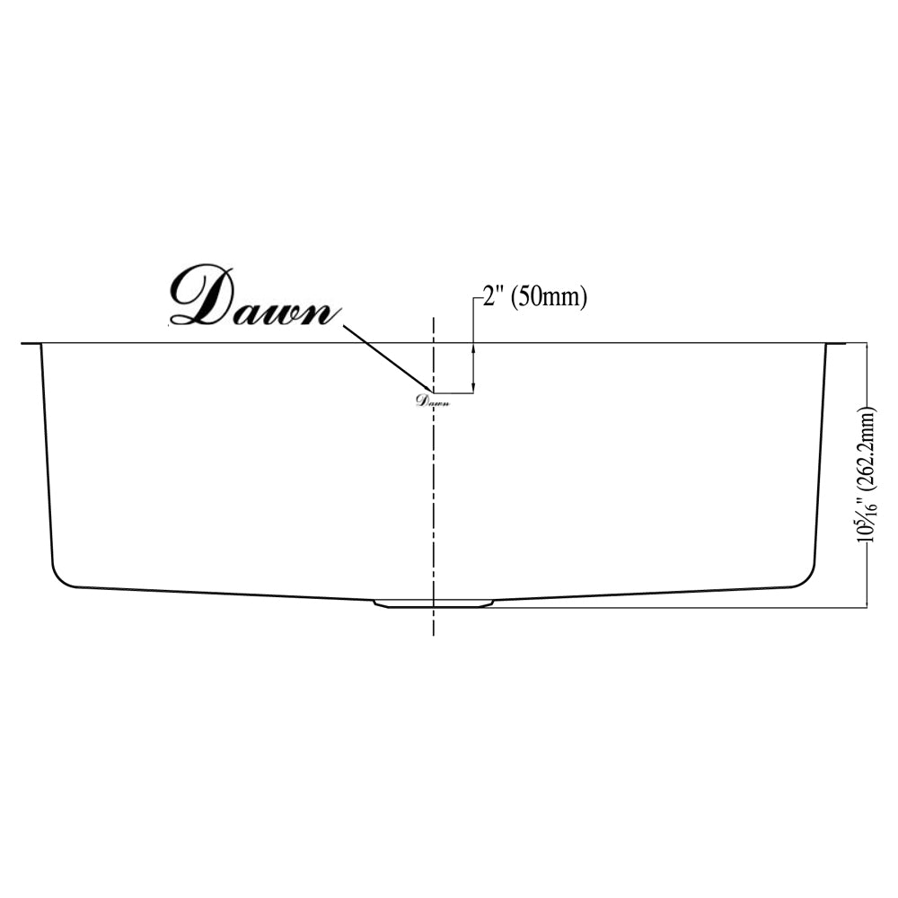 Dawn Apron Sink DAF3320