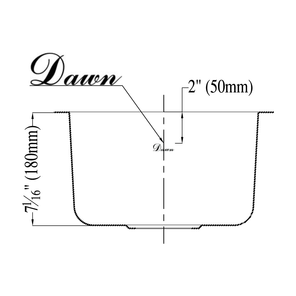 Dawn Undermount Bar Sink BS1215