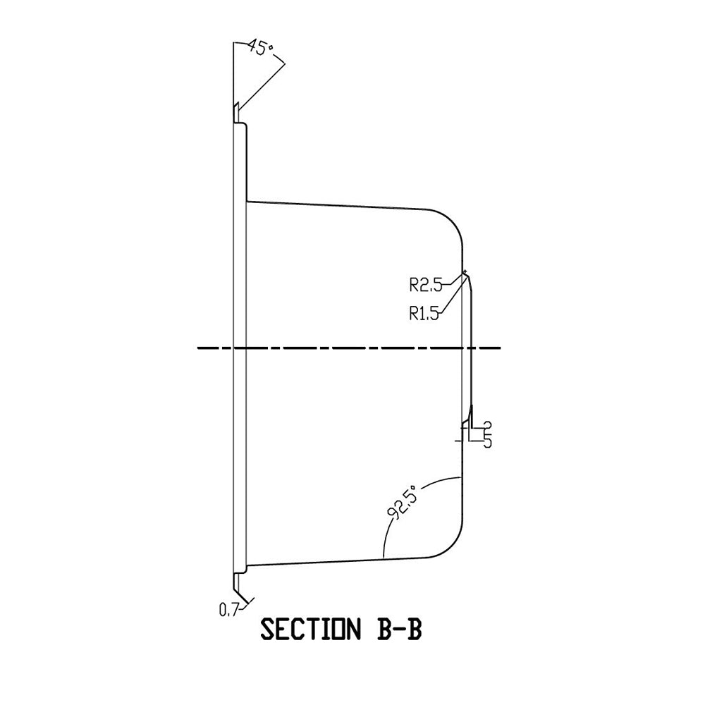 Dawn Top Mount Bar Sink, 20G: 14-7/8"L x 15-1/4"W x 7-3/8"D (outside)