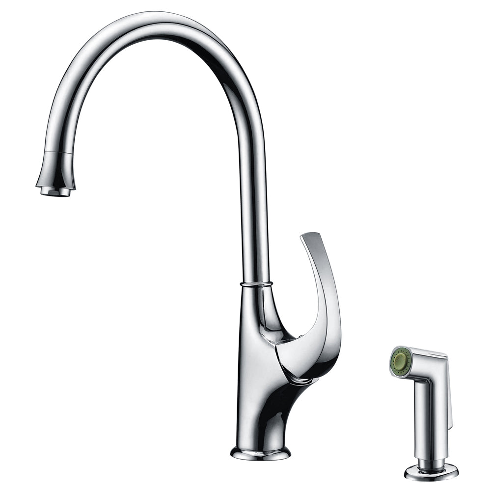 Dawn Single-lever kitchen faucet with side-spray AB04 3276B