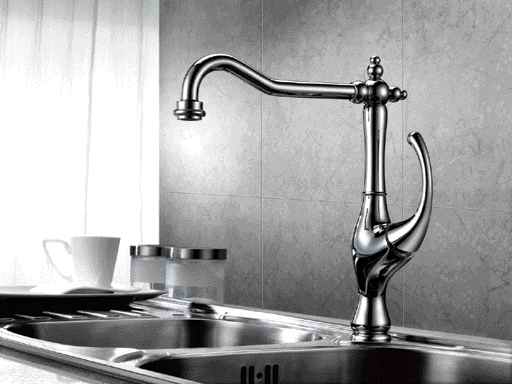Dawn Single-lever kitchen faucet with side-spray AB08 3155