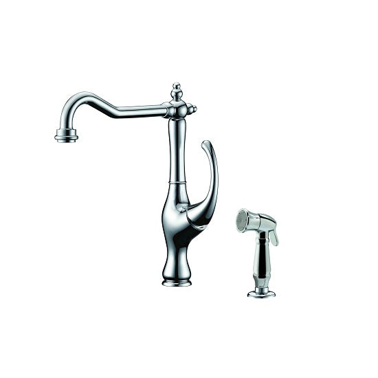 Dawn Single-lever kitchen faucet with side-spray AB08 3155