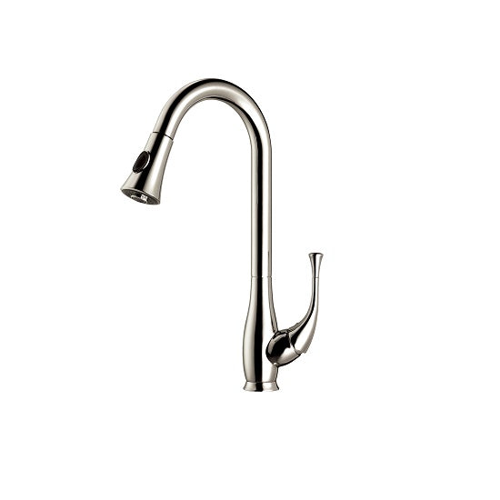 Dawn Single lever kitchen faucet with push button pull out spray AB50 3091