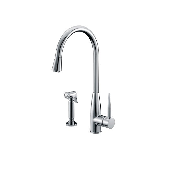 Dawn Single-Lever Kitchen Faucet with Side Spray