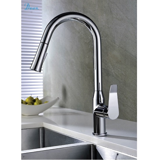 Dawn Single-Lever kitchen pull down faucet AB53 3498