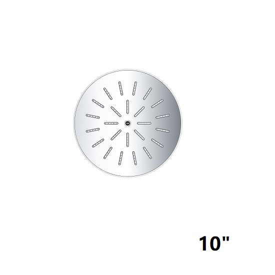 Dawn Stainless Steel 10" Round Rainhead, Chrome RSS0930100-10