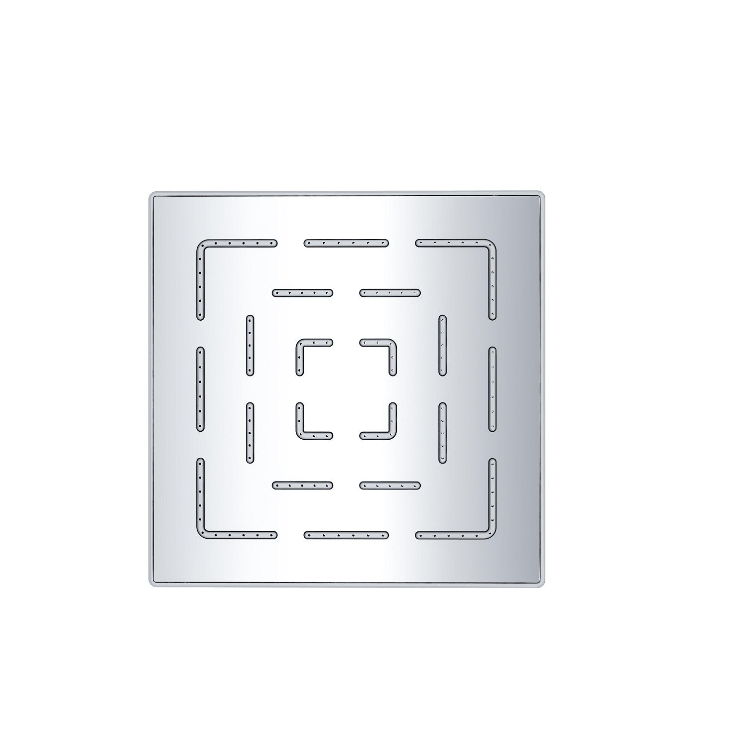 Dawn Stainless Steel 6" Square Rainhead