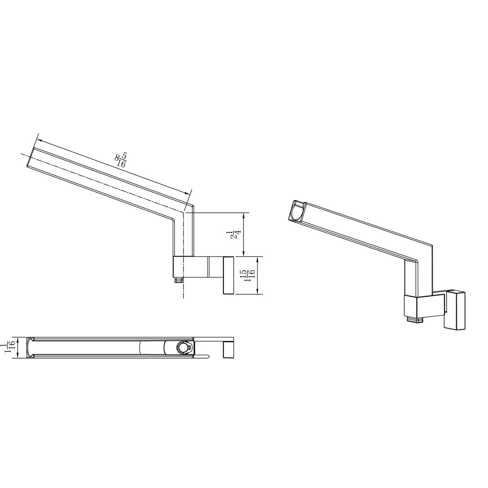Dawn Wall Mount Bracket and Arm for HSLD10102