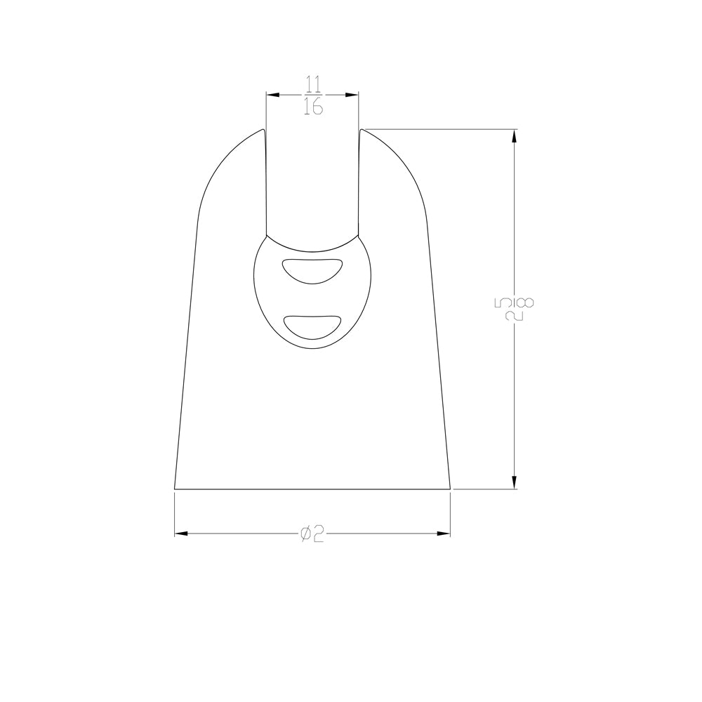 Dawn Shower Wall Bracket, fixed HH0300100