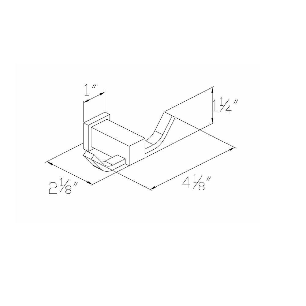 Dawn Double Robe Hook