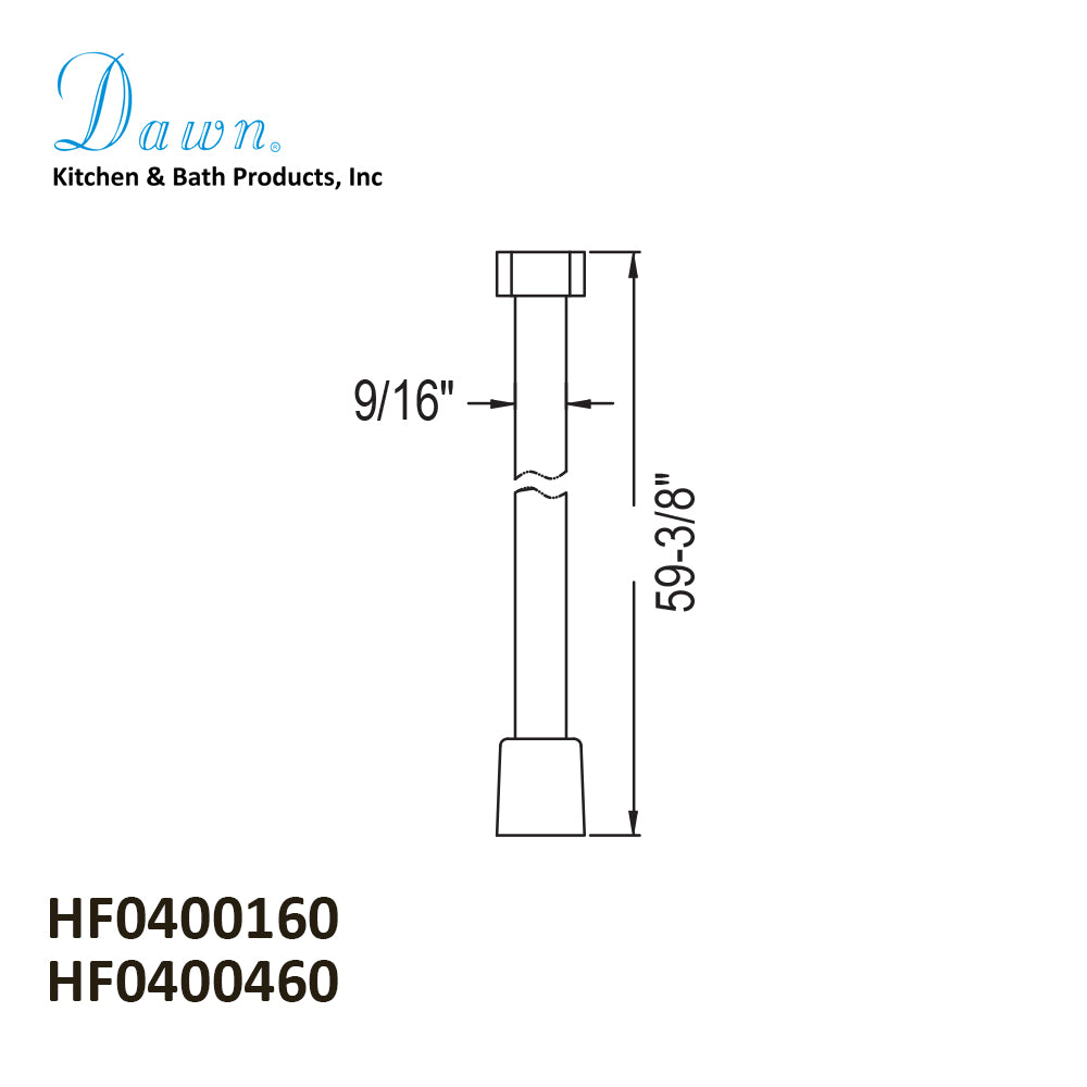 Dawn PVC Shower Flexible Hose HF0400