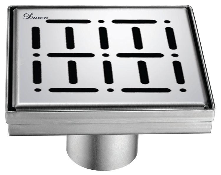 Dawn The Loire River In France 5-1/4"L x 5-1/4"W x 3-1/8"D Shower Drain LLE050504