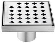 Dawn Mississippi River Series 5-1/4"L x 5-1/4"W x 3-1/8"D Shower Drain LMI050504
