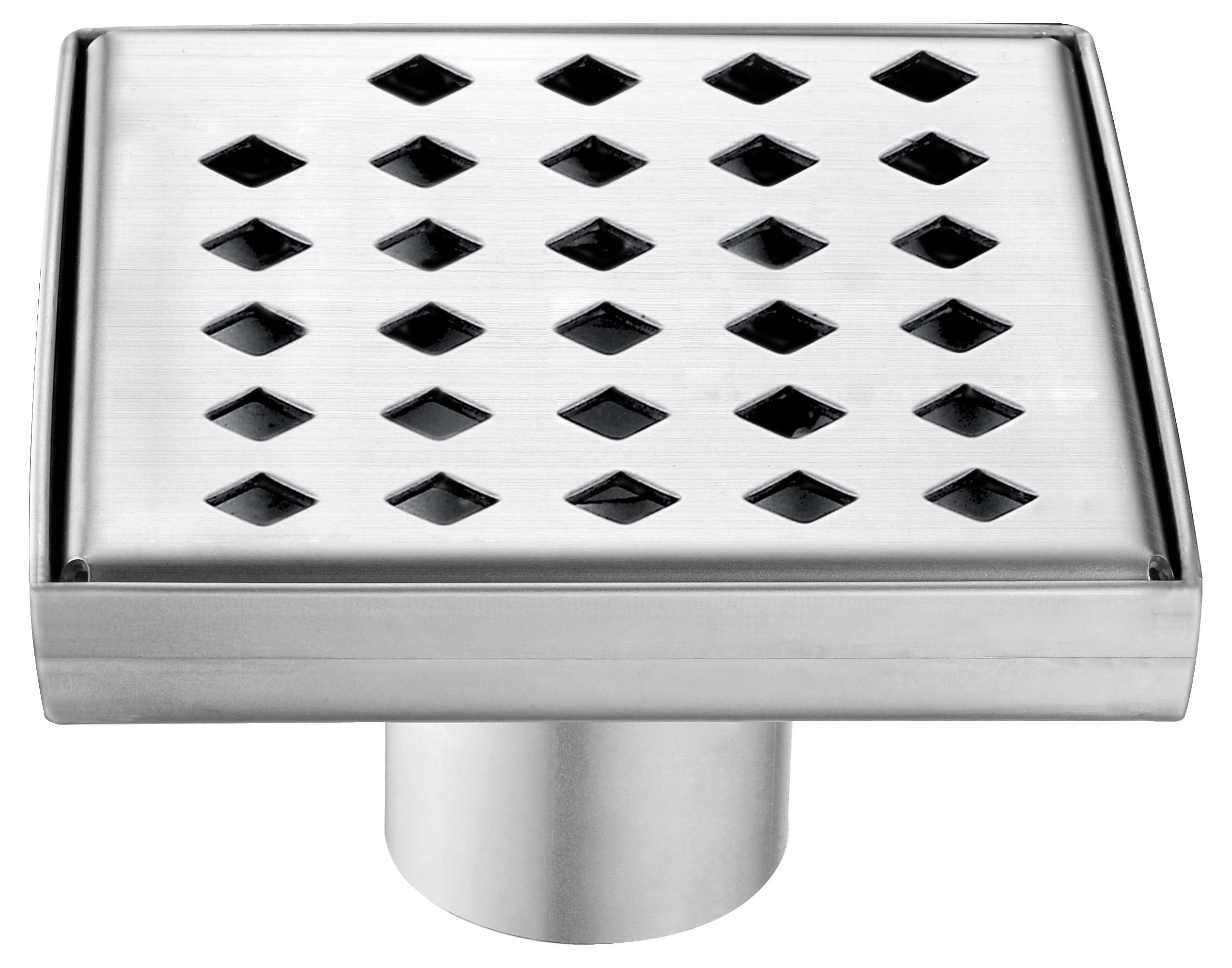 Dawn Mississippi River Series 5-1/4"L x 5-1/4"W x 3-1/8"D Shower Drain LMI050504