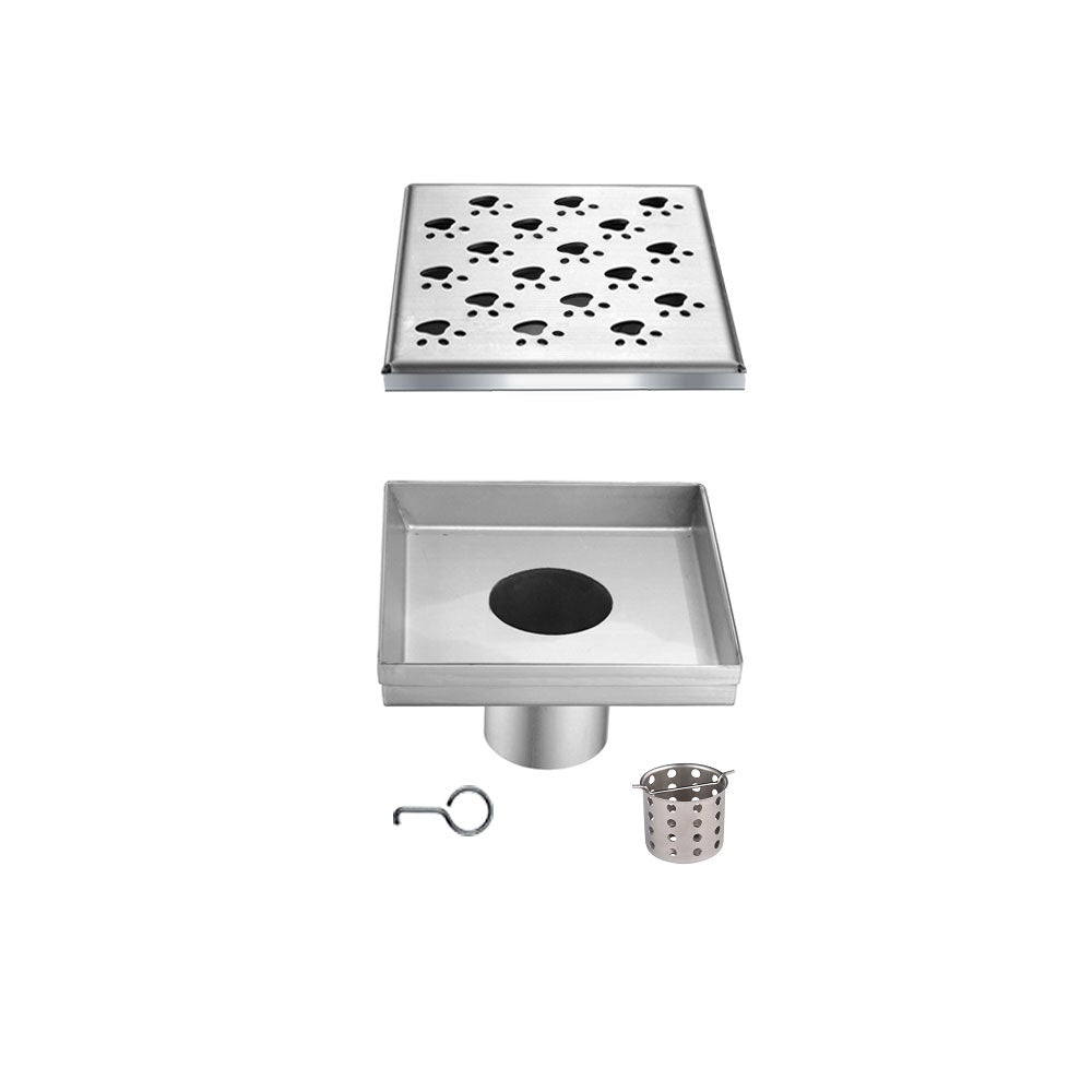 Dawn Memuru River Series 5" Square Shower Drain LMU050504 (push-in)