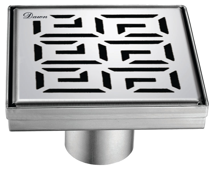 Dawn The River Niger In Mali 5" Square Shower Drain LNR050504 (push-in)