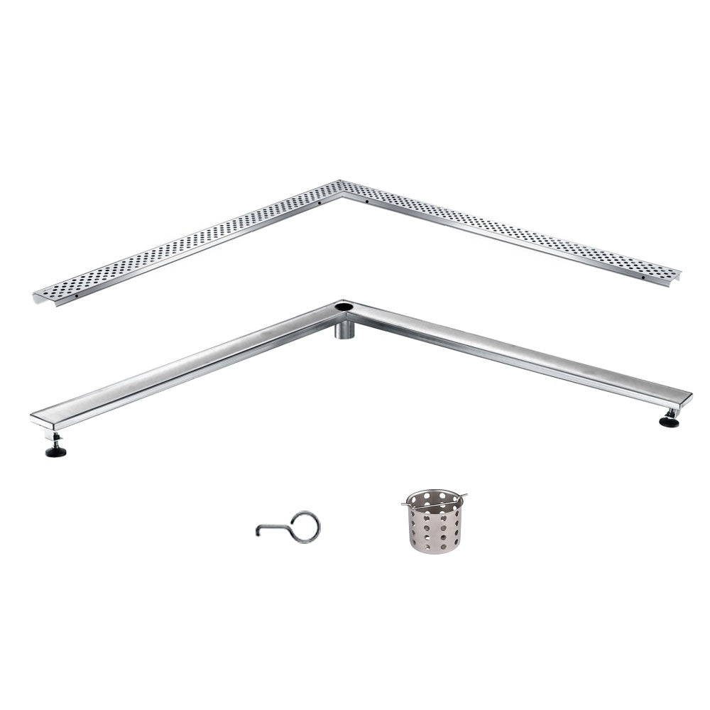 Dawn Rhone River Series Corner Shower Drain ZRE360304