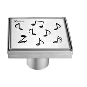Dawn Seine River Series 5" Square Shower Drain LSE050504 (push-in)