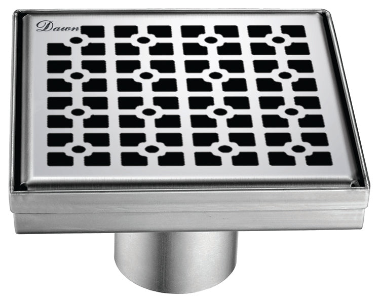 Dawn Views Along The River Nile Series 5" Square Shower Drain LVG050504 (push-in)
