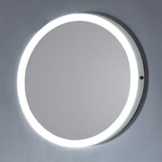 Dawn LED Back Light Round Mirror wall hang with MDF & white painting frame and IR Sensor DLEDL5031