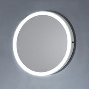 Dawn LED Back Light Round Mirror wall hang with MDF & white painting frame and IR Sensor DLEDL5023