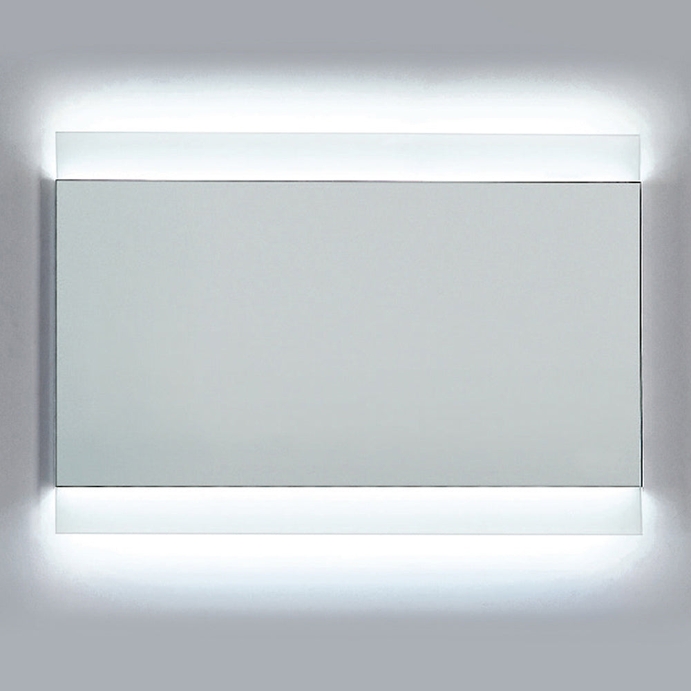 Dawn LED Back Light Wall Hang Mirror with Matte Aluminum Frame and IR Sensor DLEDL36