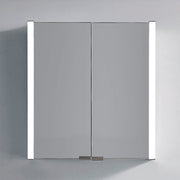 Dawn LED Wall Hang Aluminum Mirror/Medicine Cabinet with White Painting Frame and IR Sensor DLEDLV15