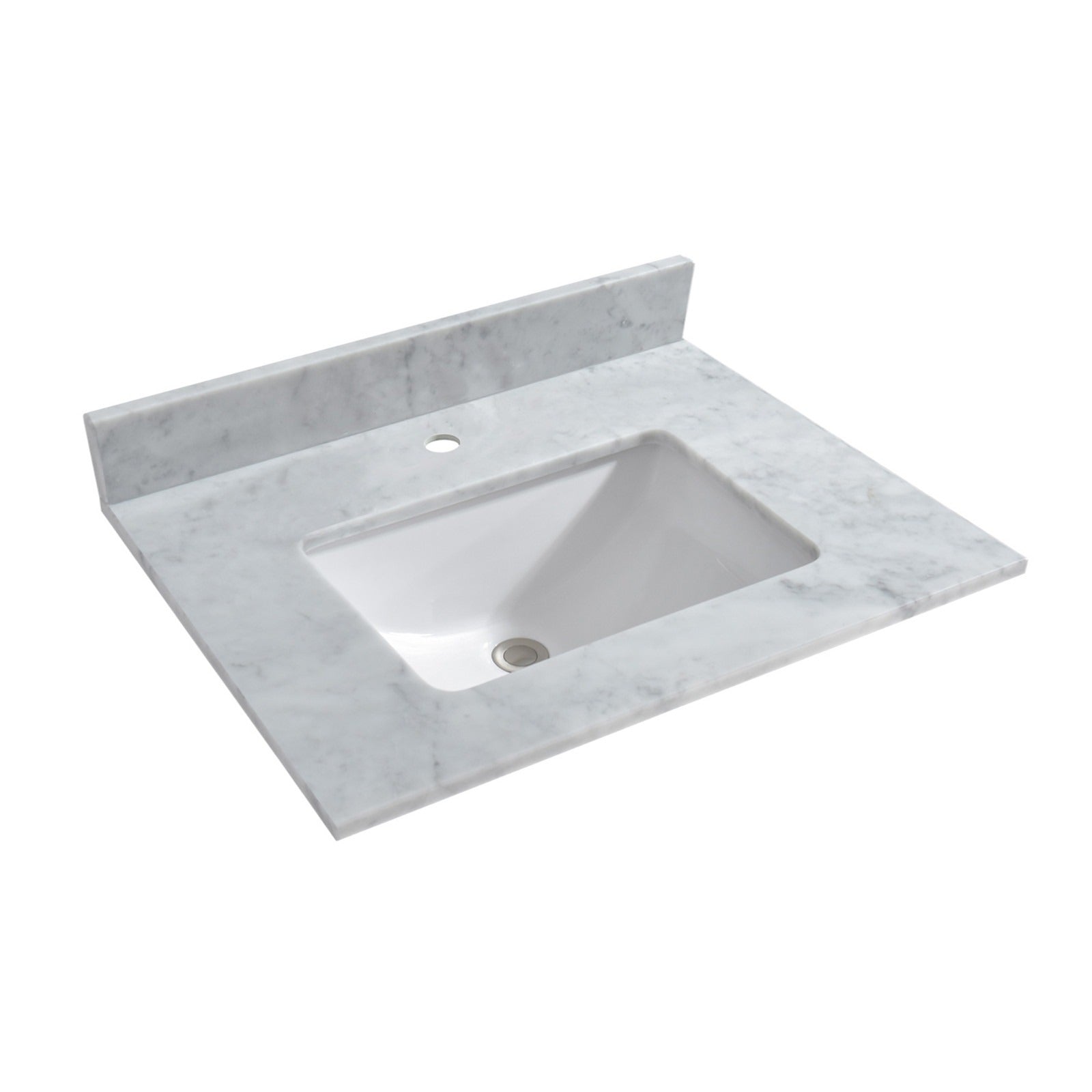 WOODBRIDGE 31" x 22"vanity top with single under Mount Rectangle Bowl, CAVT3122-1