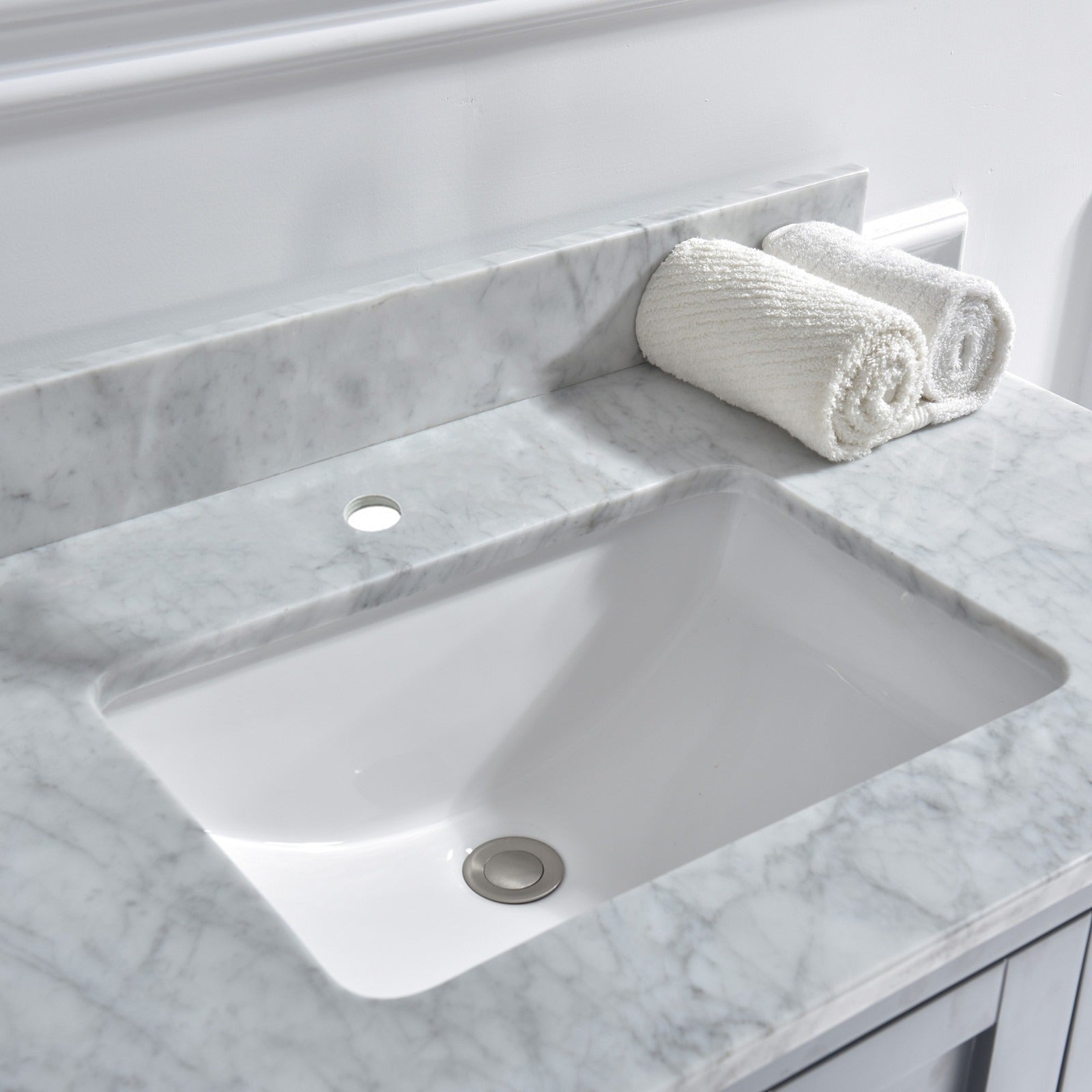 WOODBRIDGE 37" x22" Vanity Top with Single Under Mount Rectangle Bowl, CAVT3722-1