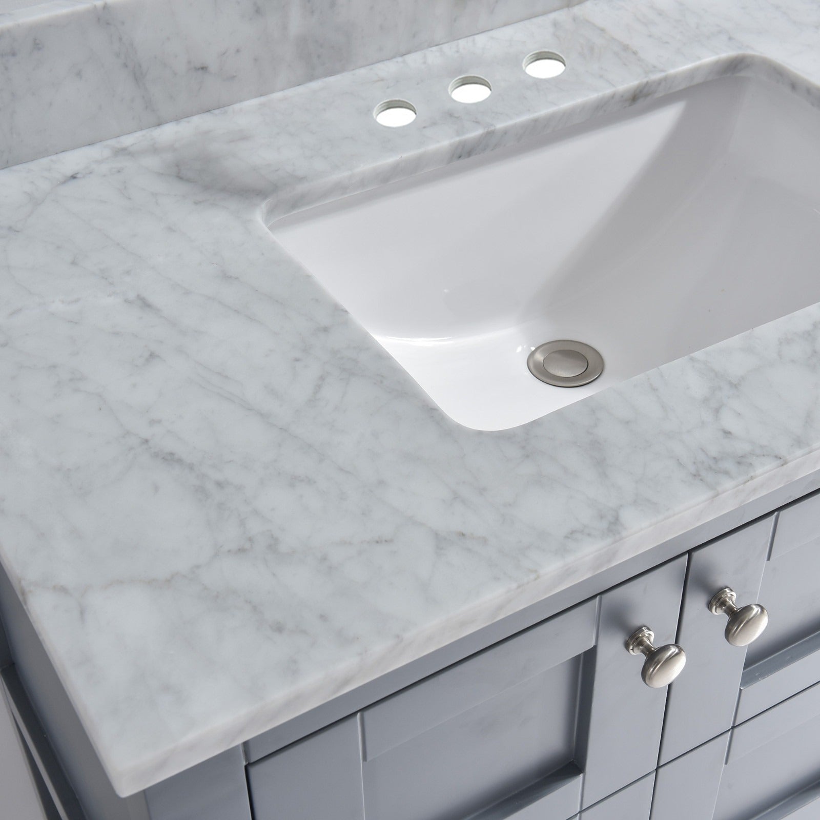WOODBRIDGE 37" x22" Vanity Top with Single Under Mount Rectangle Bowl, CAVT3722-4