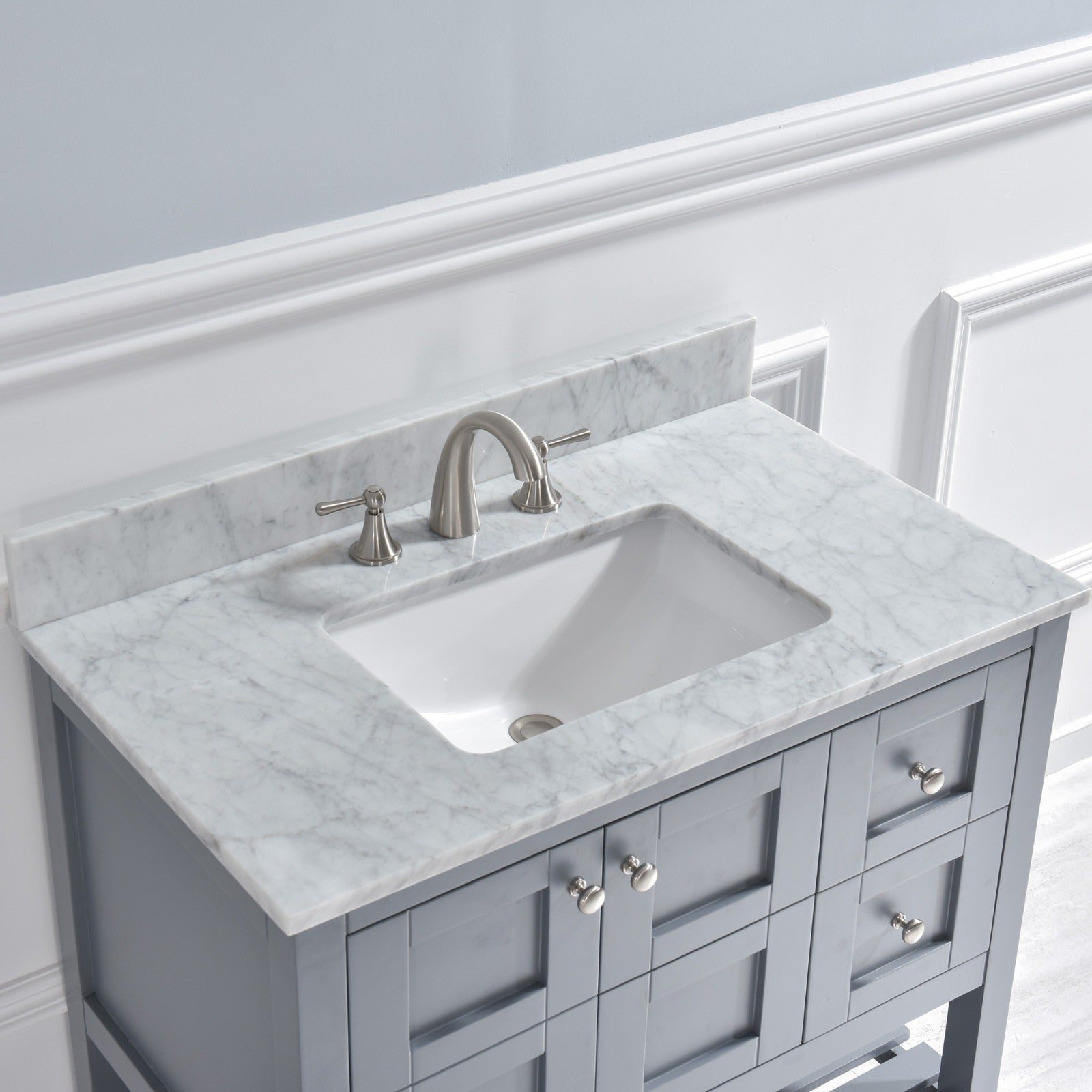WOODBRIDGE 43"x22" Vanity Top with Under Mount Bowl, CAVT4322-8