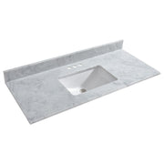 WOODBRIDGE 49"x22" Vanity Top with Single Under Mount Rectangle Bowl, CAVT4922-4