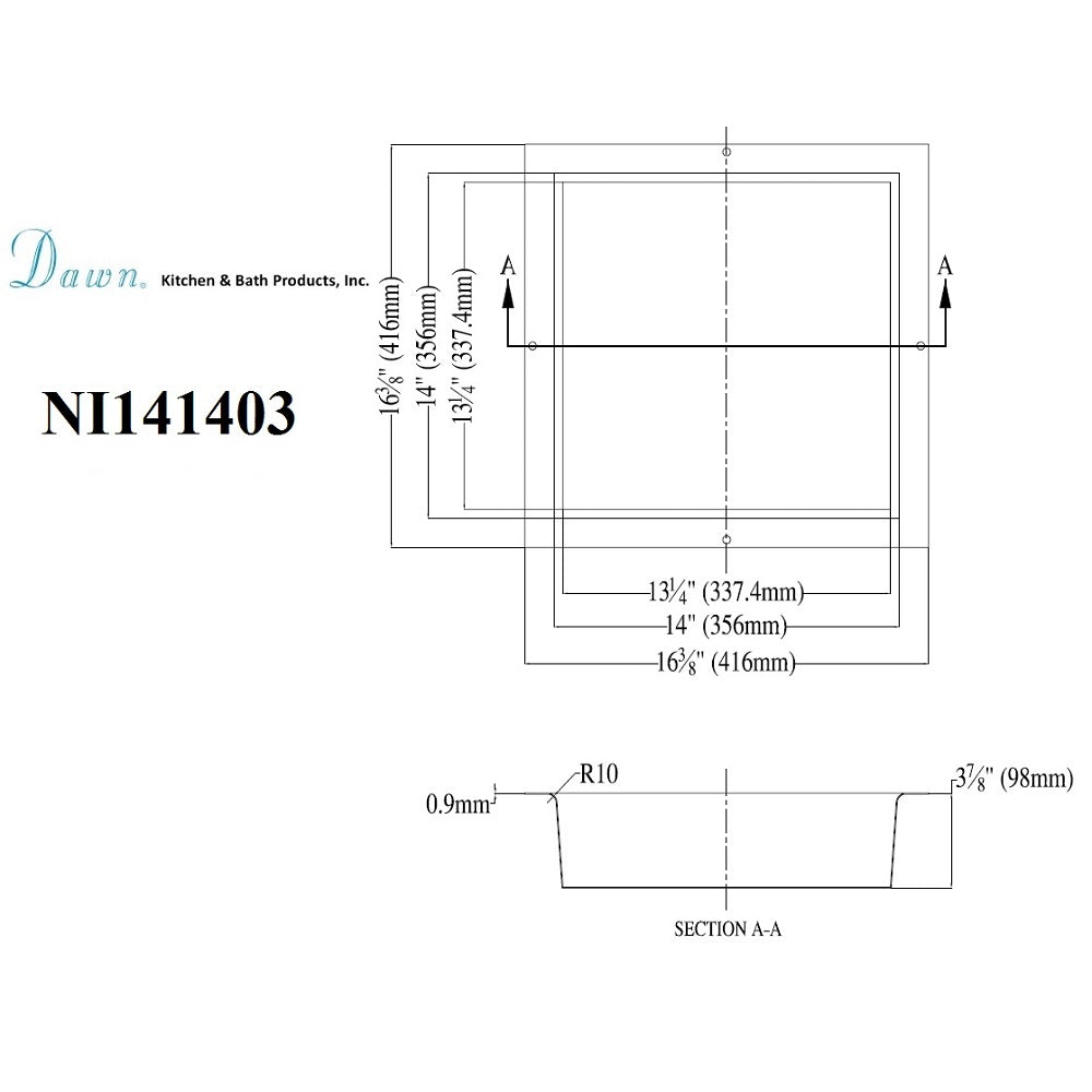 Dawn Shower Niche NI141403