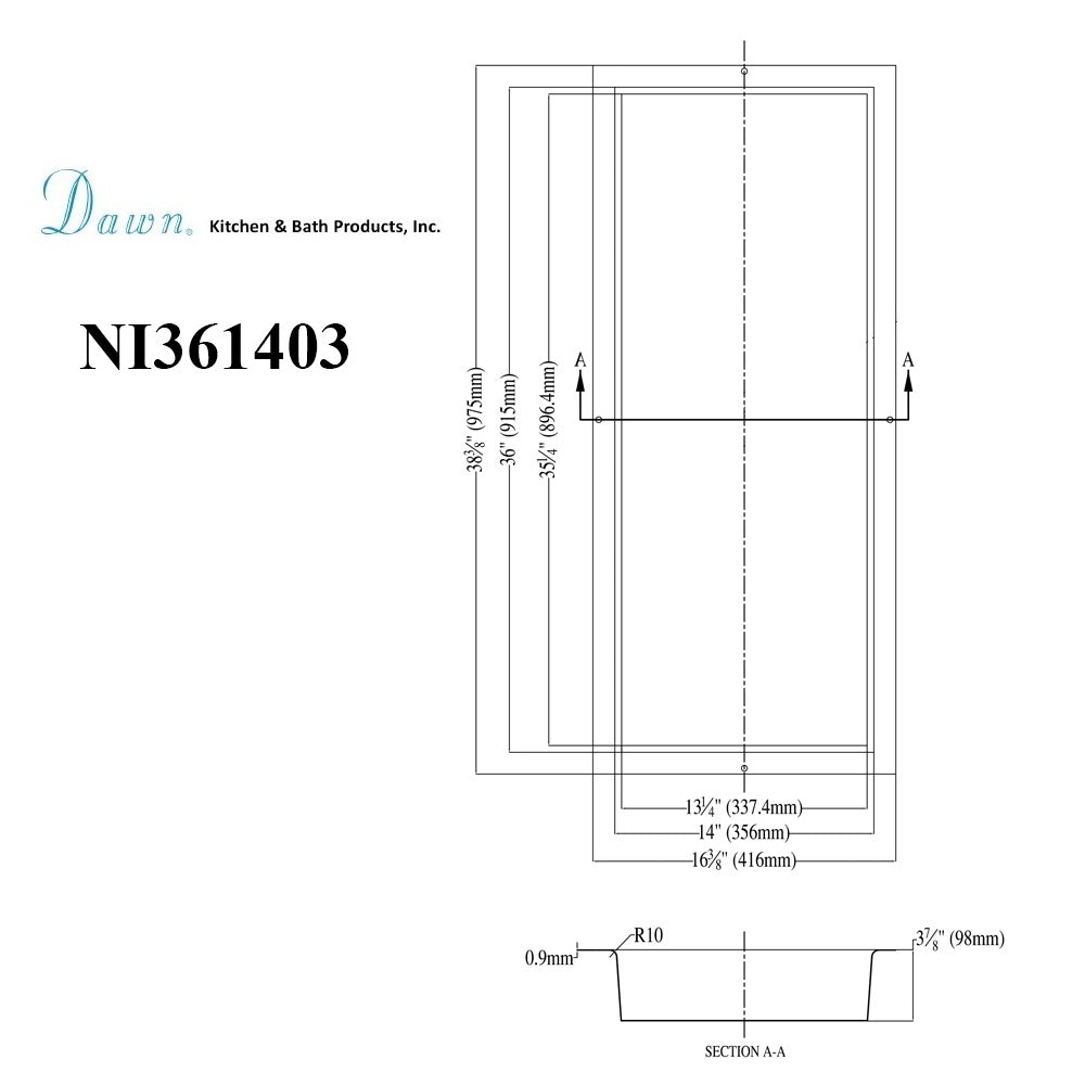 Dawn Shower Niche NI361403