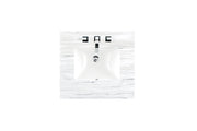 James Martin 26" Solid Surface Single Arctic Fall Top with Sink, 3cm