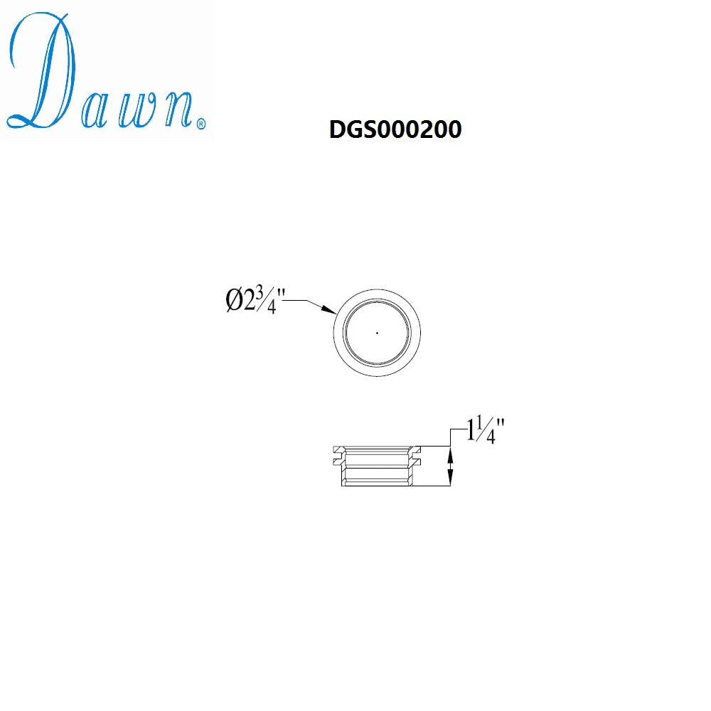 Dawn Shower Drain Base Gasket DGS000200
