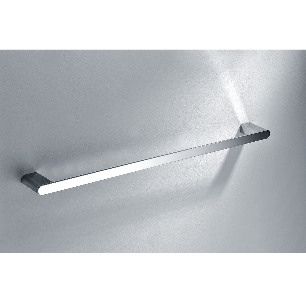 Dawn Solid brass towel rail, chrome: 23-3/8"Lx2-3/8"Dx3/4"H 96019008