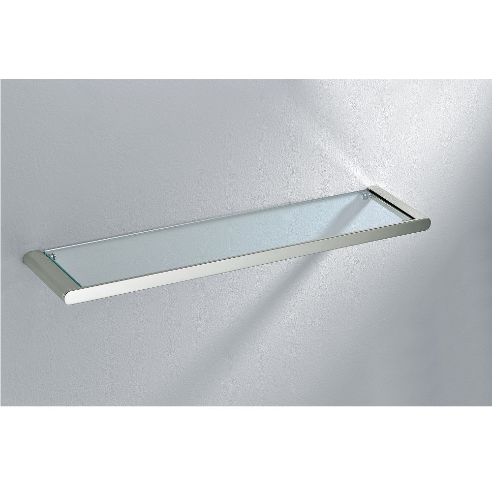 Dawn Solid brass bathroom shelf, chrome: 22-1/2"Lx5"Dx3/4"H 96019011