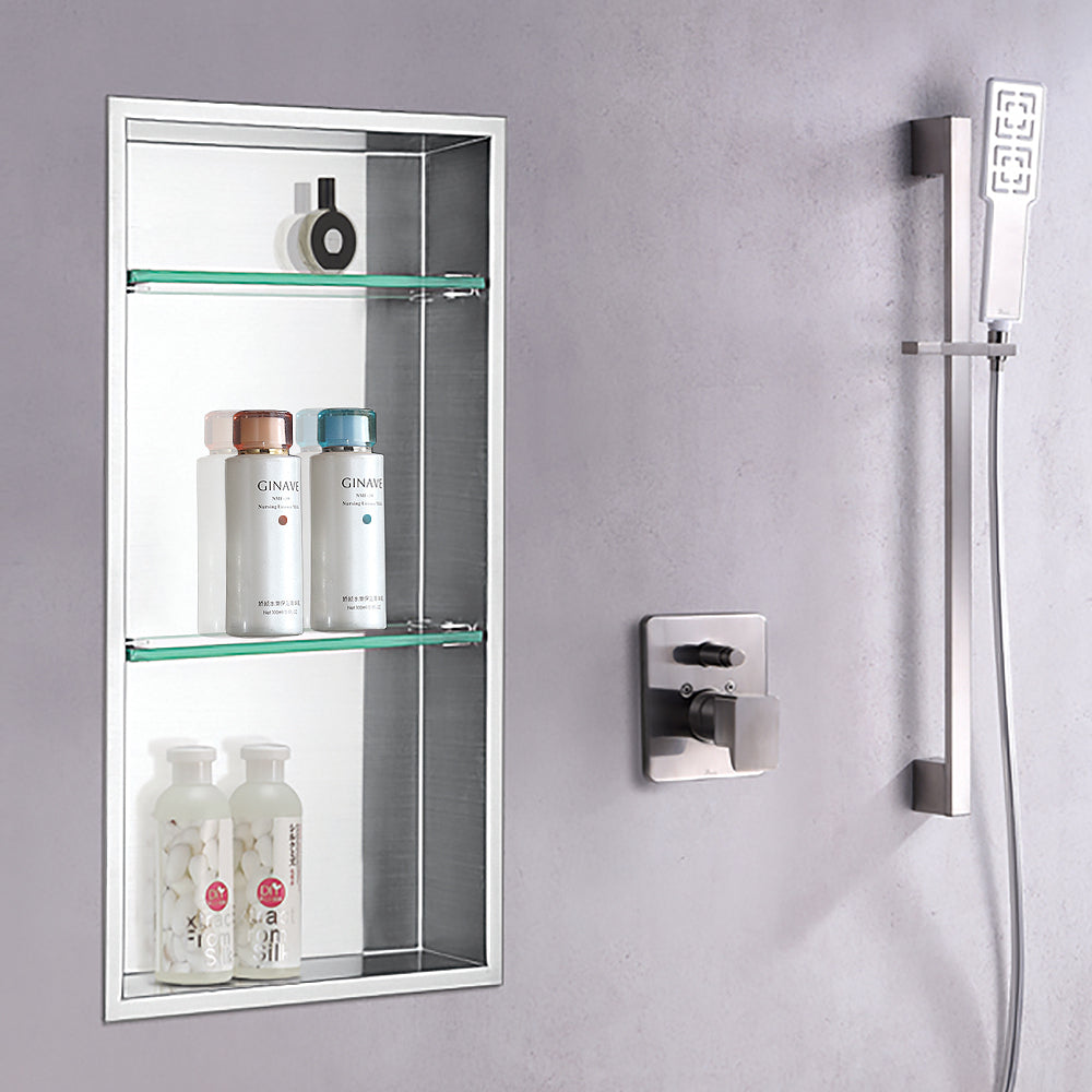 Dawn Stainless Steel Framed Shower Niche FNIBN3214