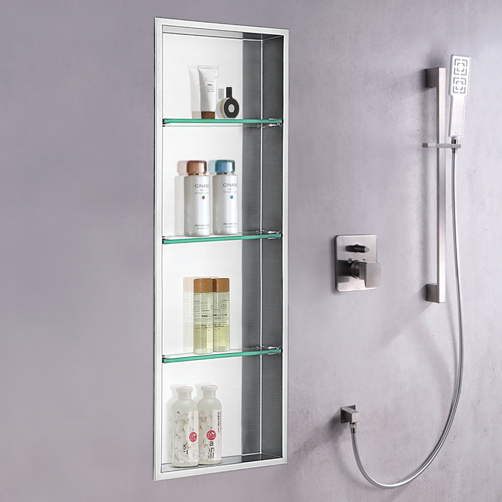 Dawn Glass shelf for shower niche NIGS1404
