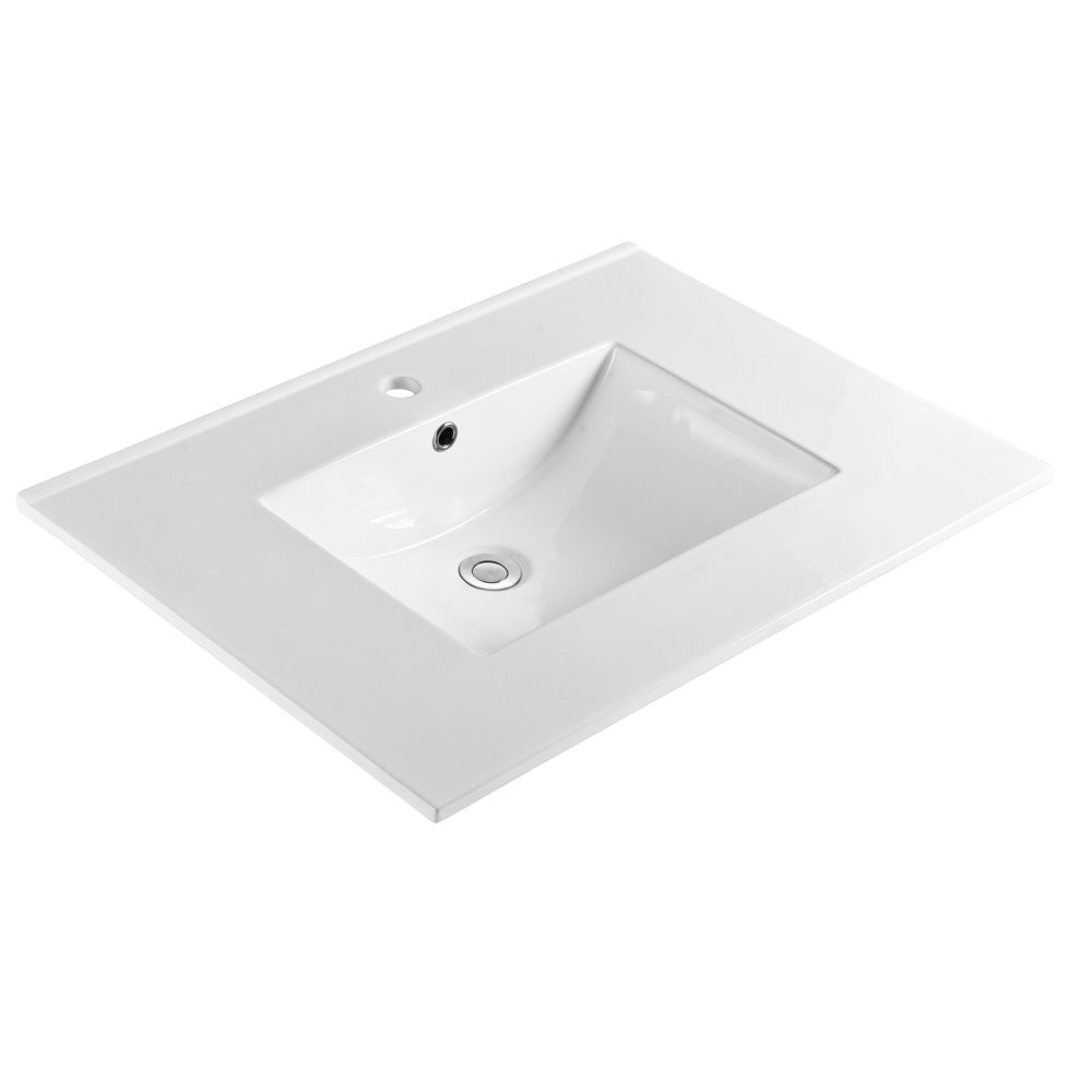 Dawn Pure White Ceramic Sink Top AOVS312207-01