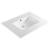 Dawn Pure White Ceramic Sink Top AOVS312207-01