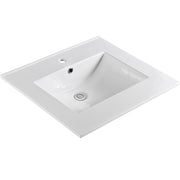Dawn Pure White Ceramic Sink Top AOVS252207-01