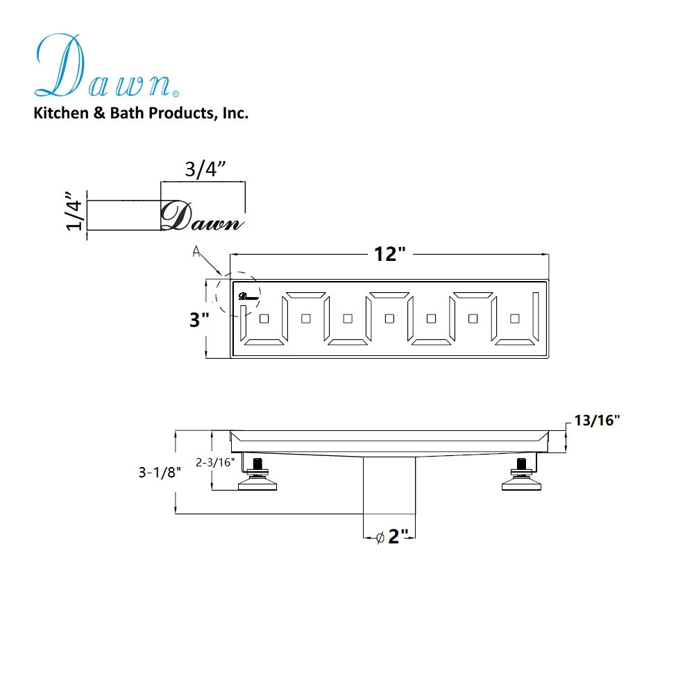 Dawn Dawn Series 32" Shower Drain LDA320304