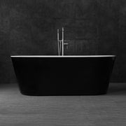 WOODBRIDGE 67" Acrylic Freestanding Bathtub Contemporary Soaking Tub with Drain & Overflow, B1813