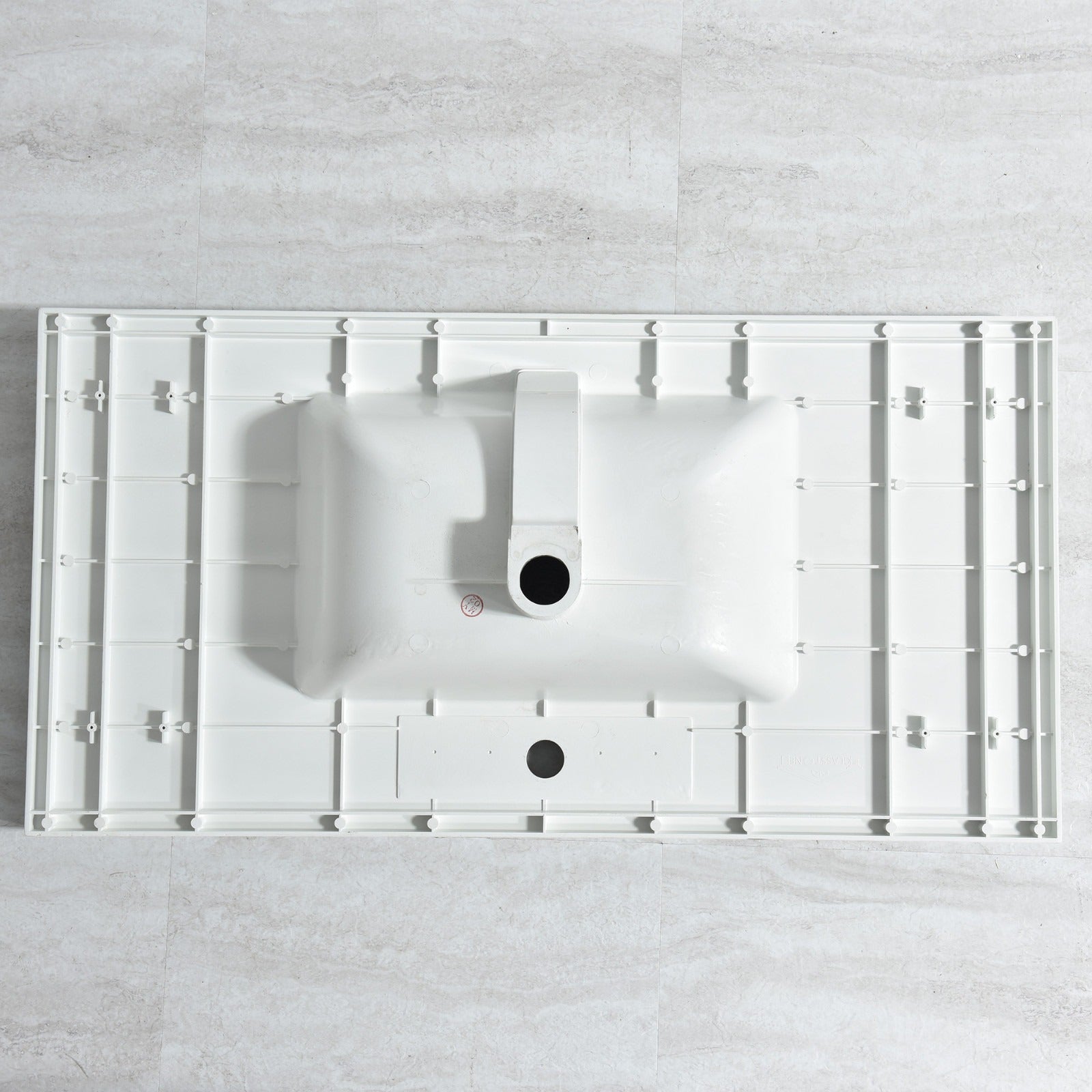 WOODBRIDGE VT3122-1000 Solid Surface Vanity Top with with Intergrated Sink, VT3122-1000