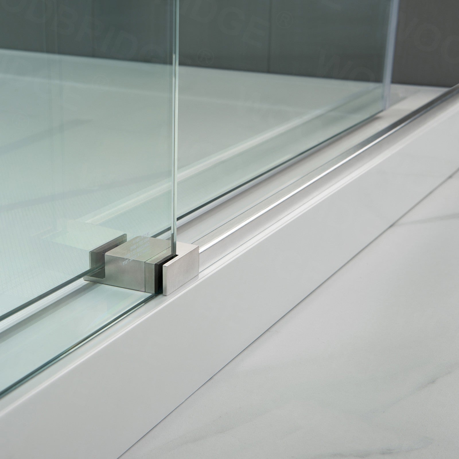 WOODBRIDGE MBSDC6076 Frameless Double Sliding Shower Door 56–60" x 76"