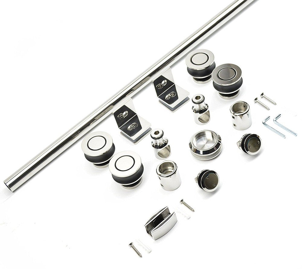 WOODBRIDGE MBSDC6076 Frameless Double Sliding Shower Door 56–60" x 76"