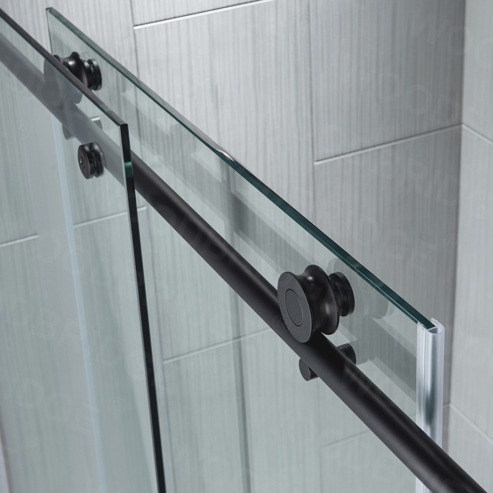 WOODBRIDGE MBSDC6076 Frameless Double Sliding Shower Door 56–60" x 76"
